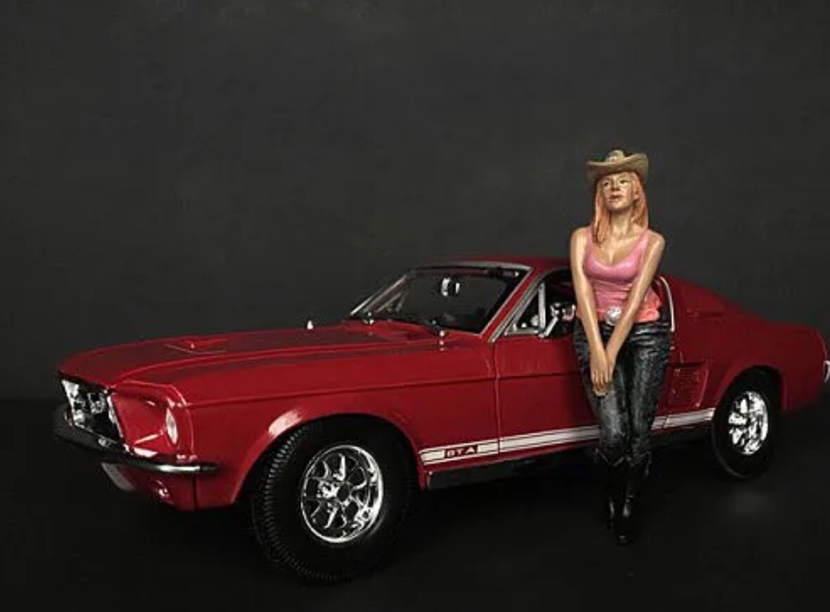 AMERICAN DIORAMAS THE WESTERN STYLE VII GIRL 1/24 SCALE FIGURE