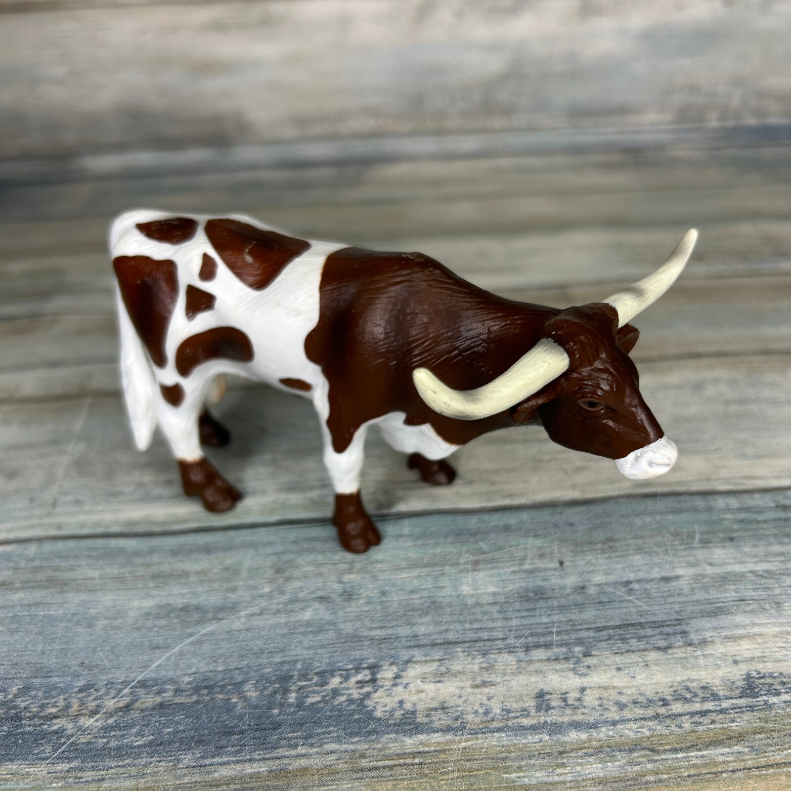 Blip Toys Figurine Longhorn Steer 2007 Animal Cow Bull