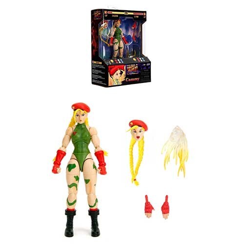 Jada 6″ Street Fighter II Cammy Figure 34690 New In Box