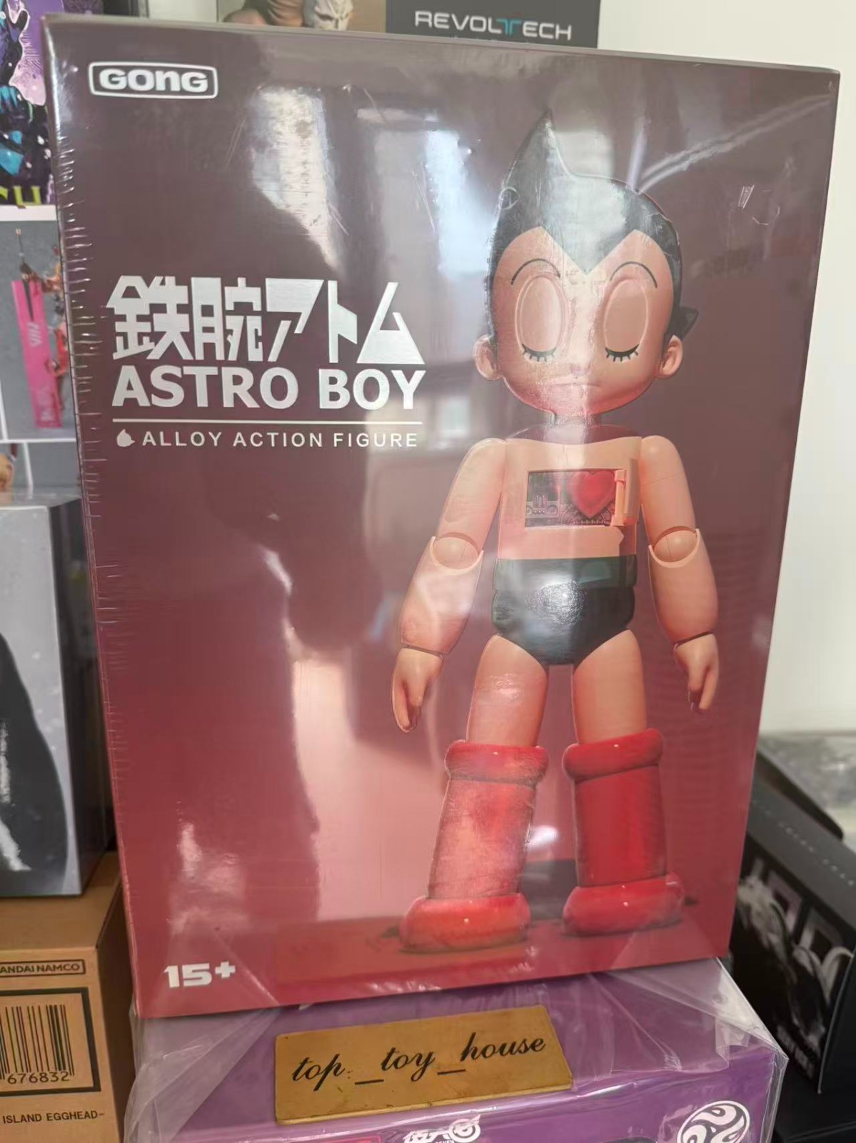 GONG X Pop Mart Astro Boy (Mighty Atom) Alloy Action Figure Model New In Stock