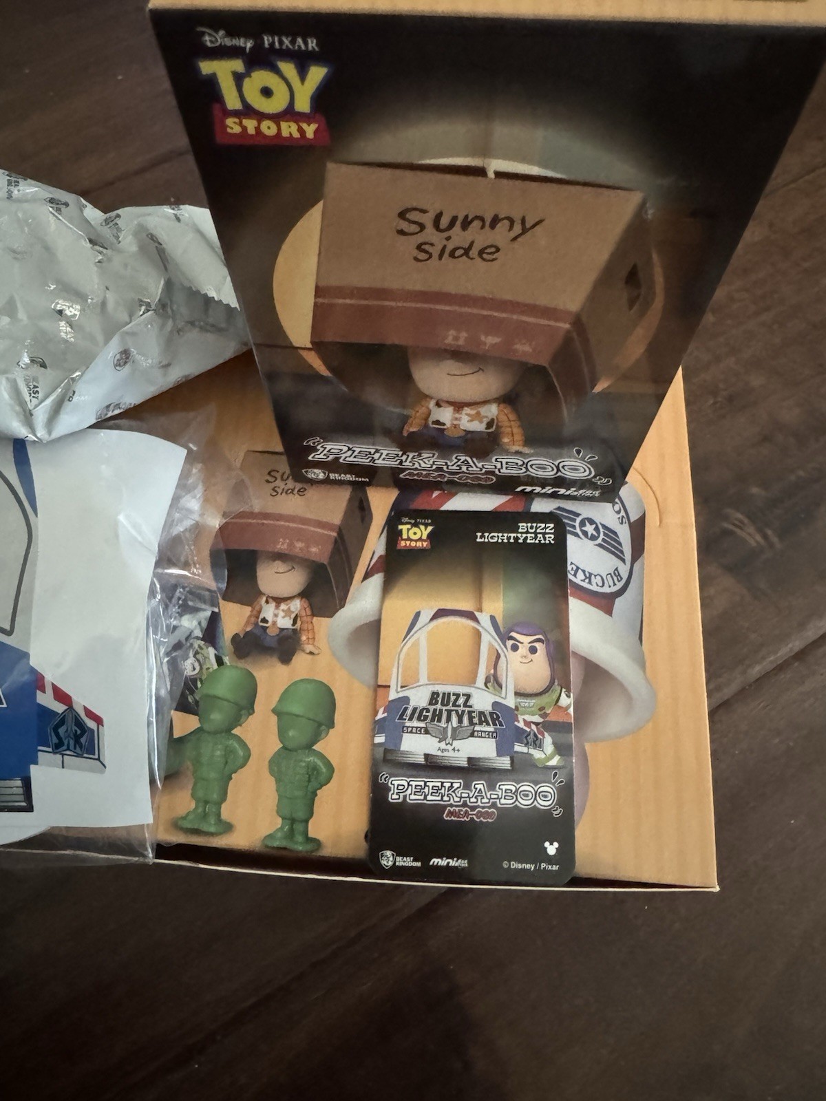Disney Toy Story Peek-a-Boo Buzz Lightyear New Sealed Packages Open Box