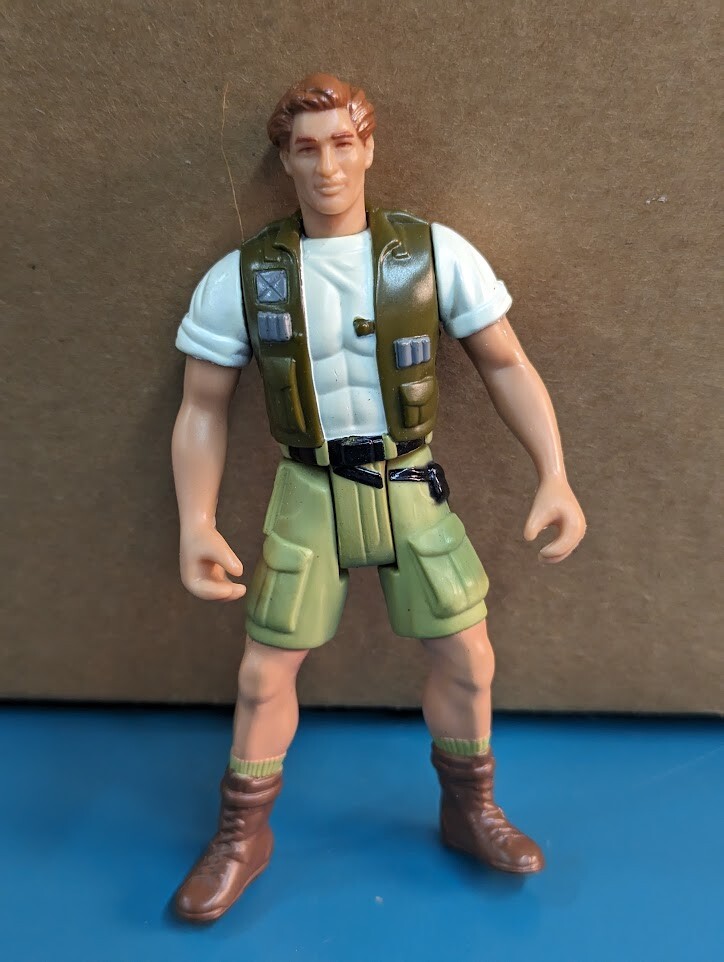 Congo Dr. Peter Elliot Action Figure Kenner 1994 4.75″ Tall Poseable