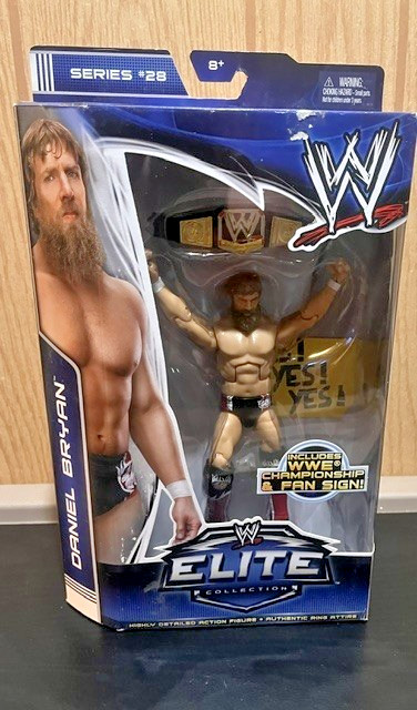 MATTEL WWE DANIEL BRYAN ELITE SERIES 28 FIGURE FACTORY SEALED 2014