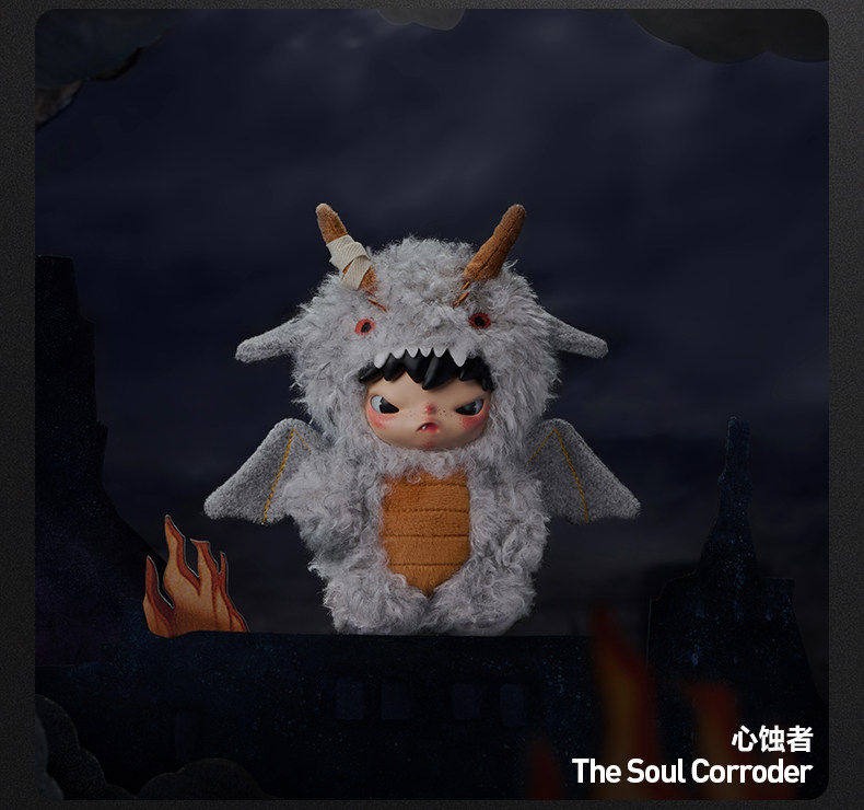 POP MART Hirono Mist Walker Series Plush Doll Pendant Confirmed Blind Box Figure