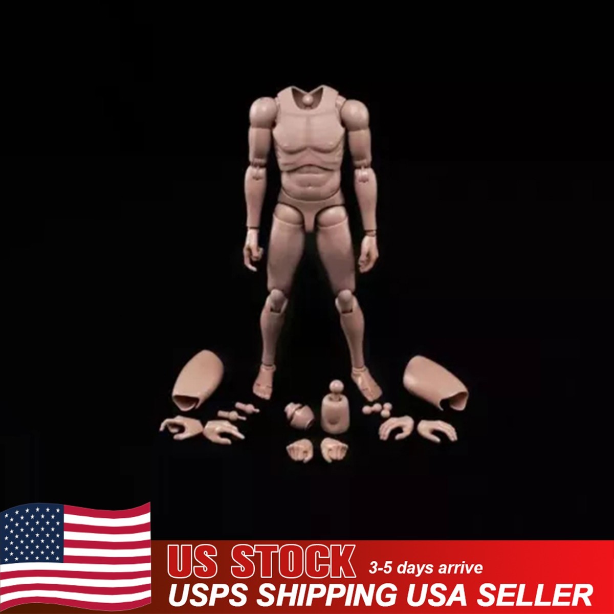 USA MX02-A 1/6 Europe Skin Male Action Figure 12inch Soldier Flexible Joint Body