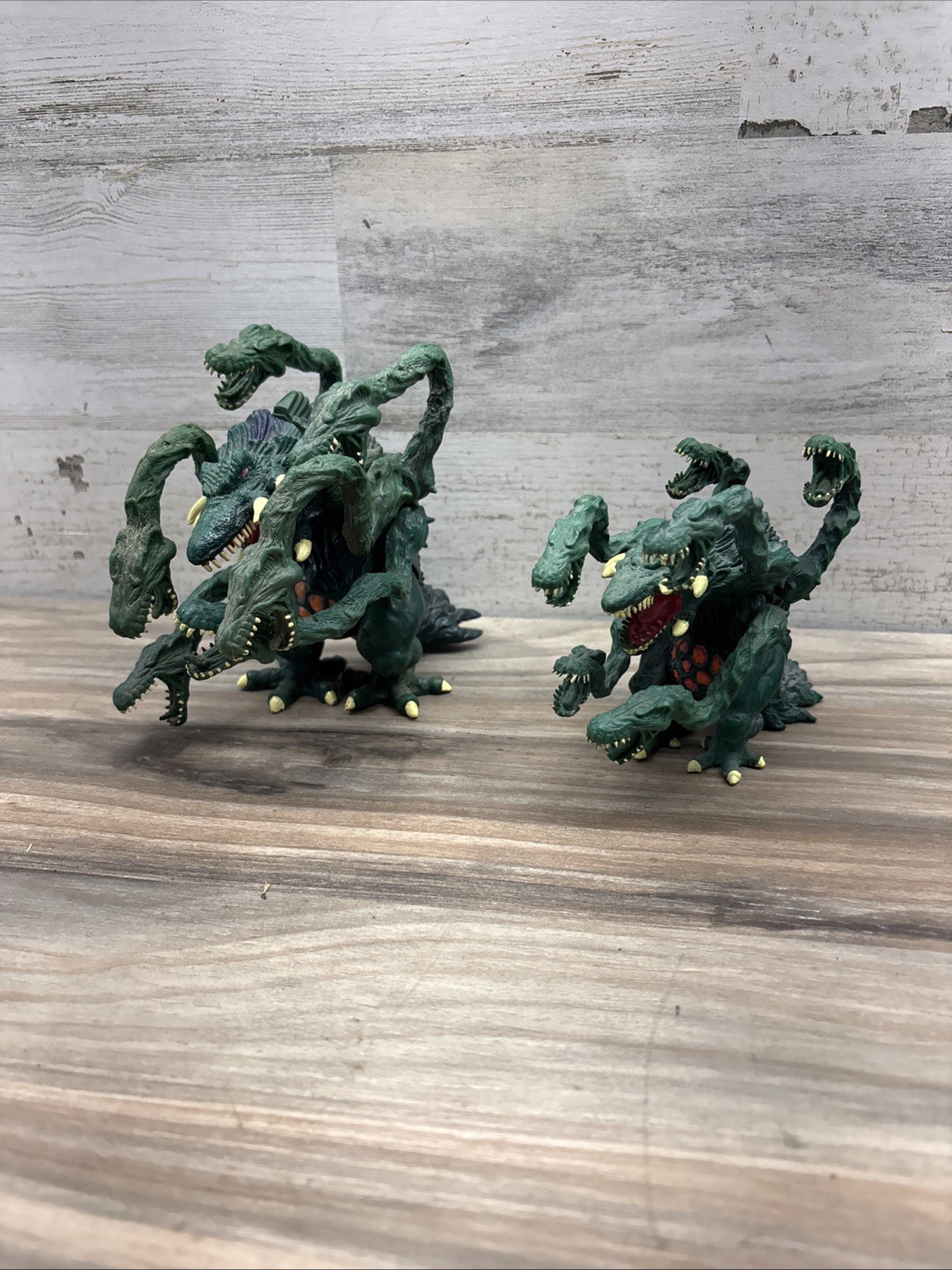 2x Vintage 1995 Trendmasters Godzilla Biollante 4″ Figure Toho King of Monsters