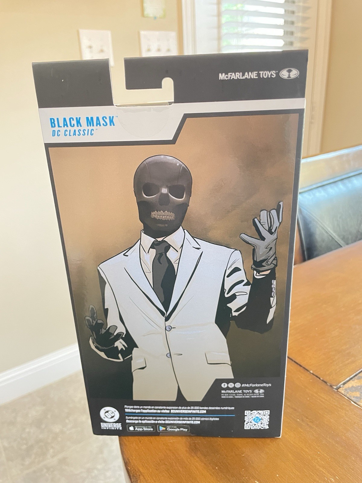 MCFARLANE TOYS DC MULTIVERSE BLACK MASK (DC CLASSIC) – RED PLATINUM CHASE – NEW