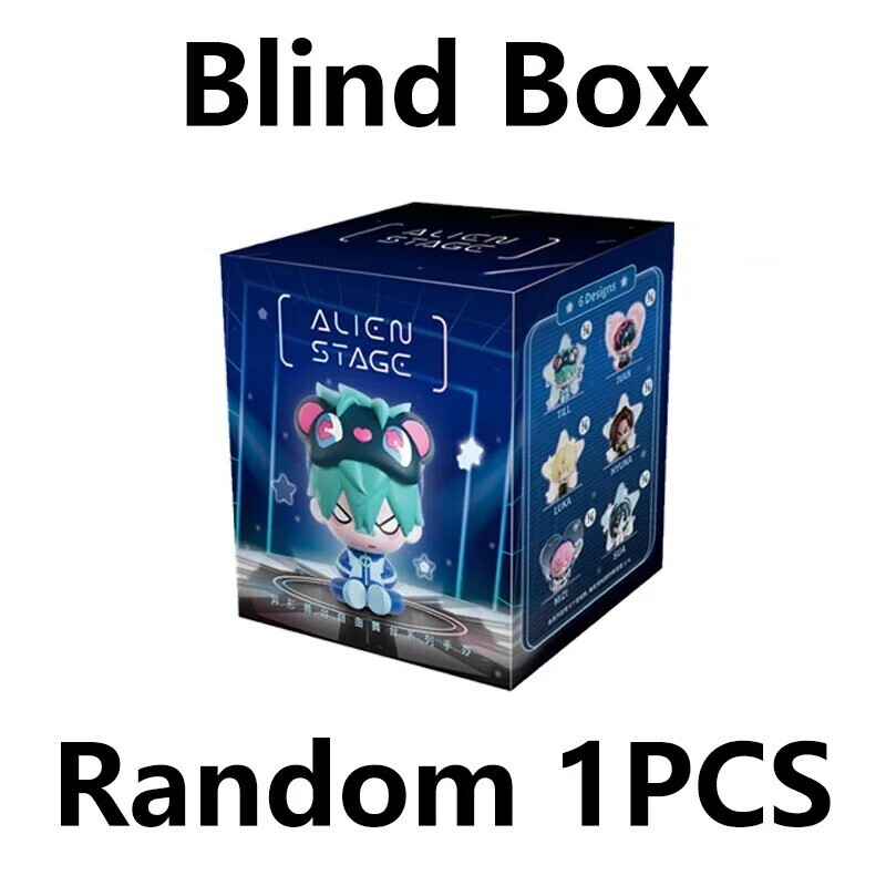 Blind Box Alien Stage Free Stage Animation Peripherals Collection Figure Toy New