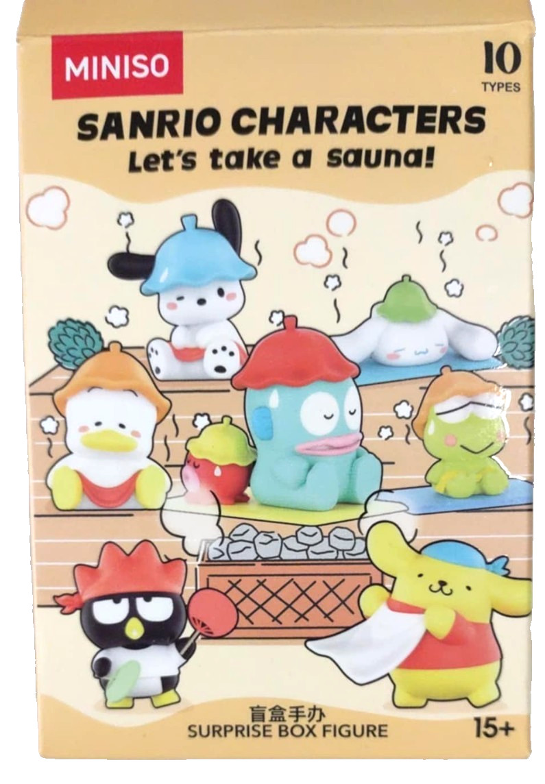 MINISO Sanrio Hangyodon Let’s Take a Sauna Series Confirmed Blind Box Figure