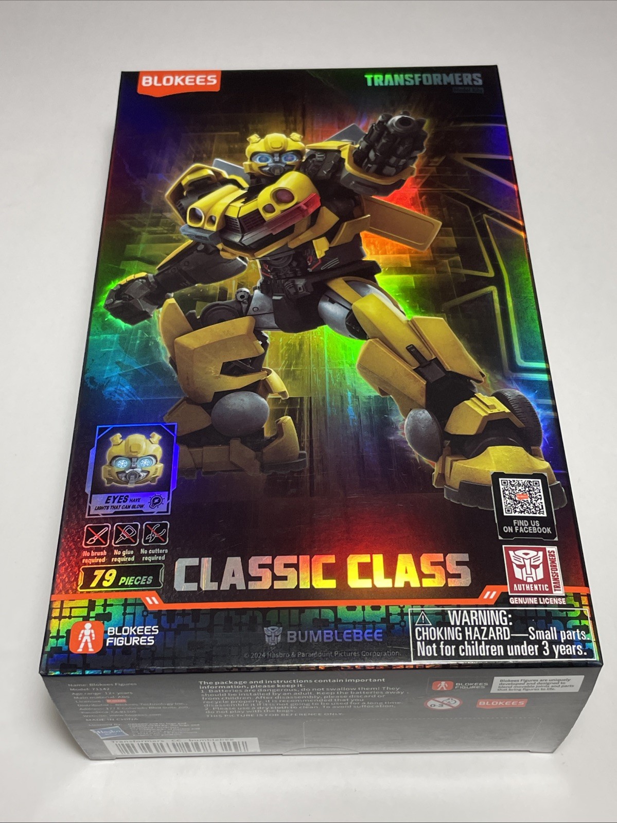 (NEW) Blokees Classic Class DOTM Transformers Bumblebee Model Kits Action Figure