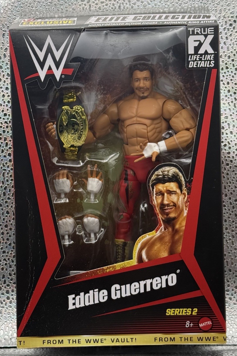 WWE Elite From The Vault Series 2 Eddie Guerrero With Belt Exclusive 2024