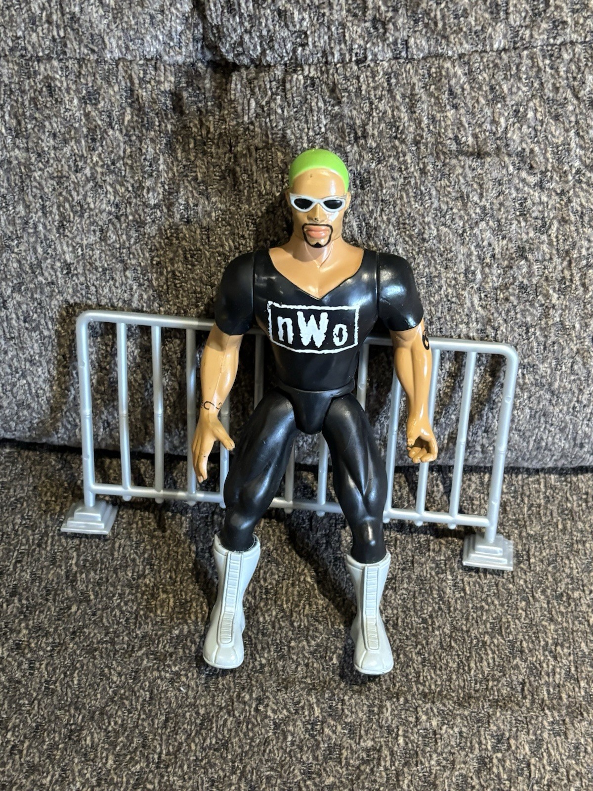 WCW NWO Dennis Rodman Action Figure 1997 OSFTM Original San Francisco Toymakers