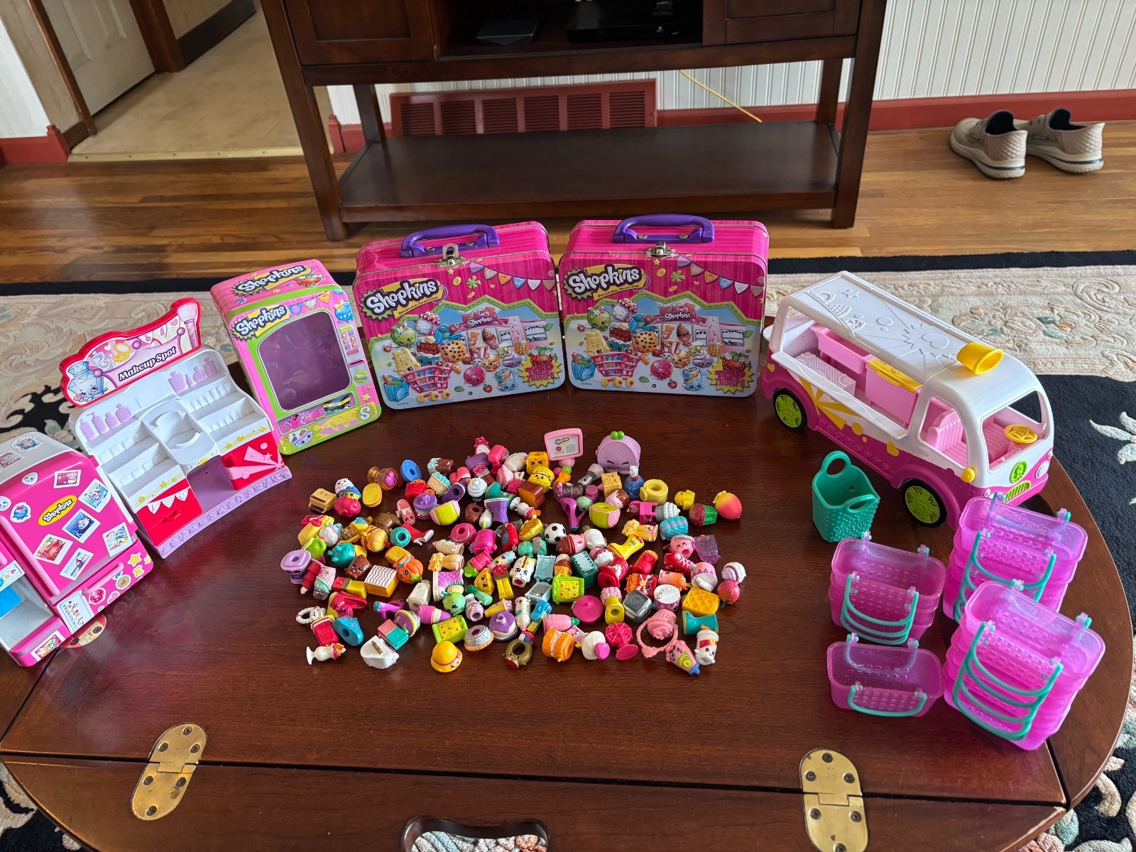 Shopkins Mixed Lot, So Cool Fridge, Make Up Spot, Tins, & Scoops Ice Cream Truck