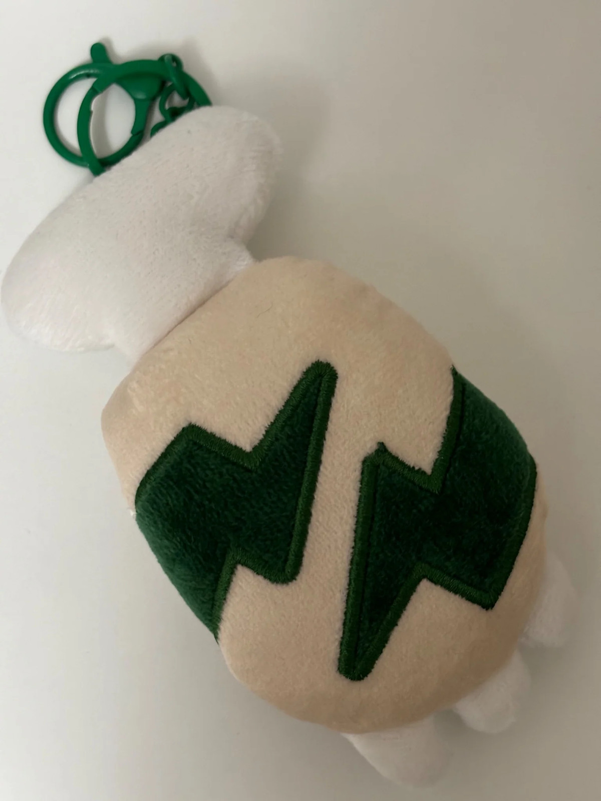 White and Green – JollyBeast Plush Lucky Charm