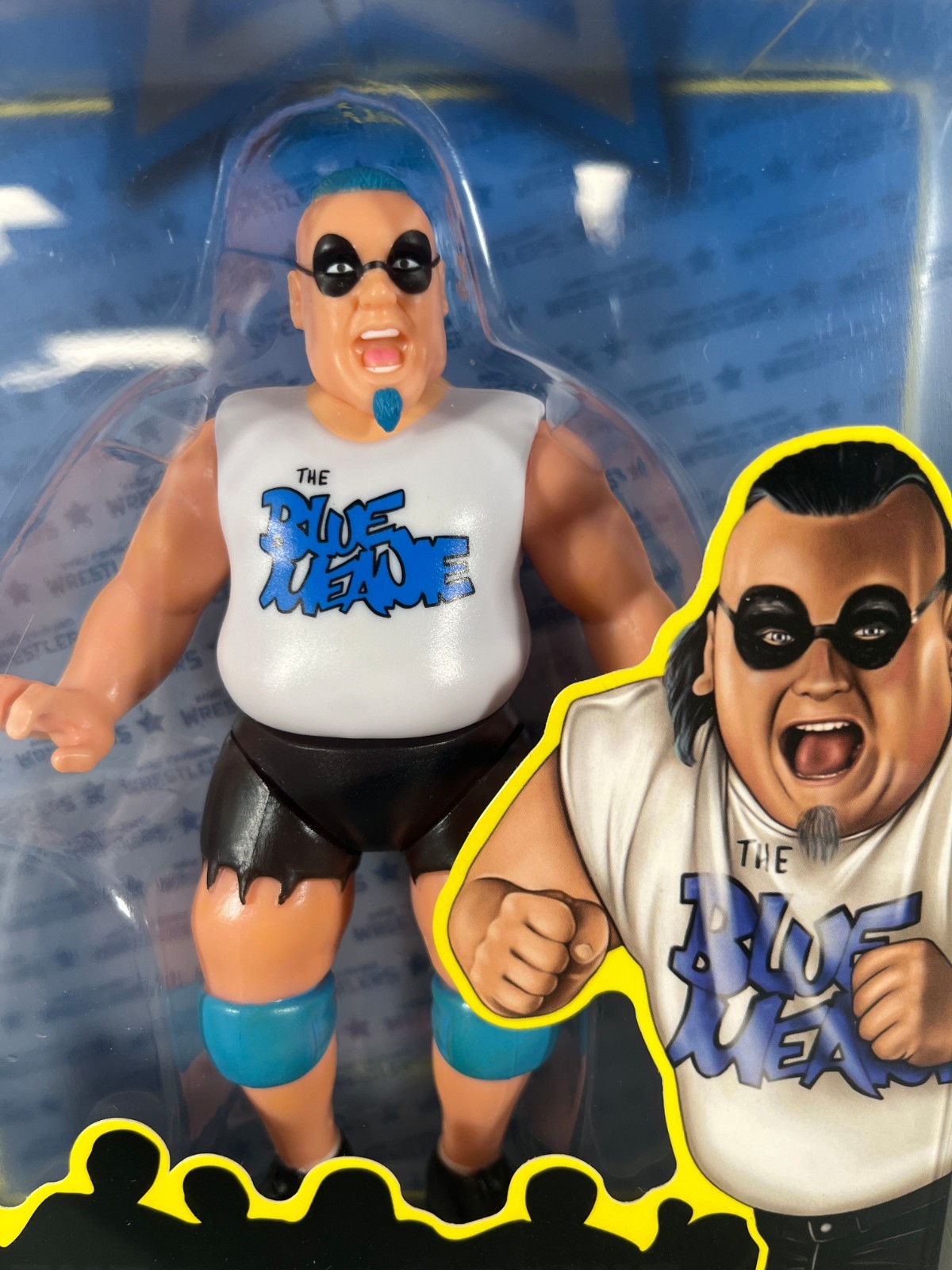 FC Toys Wrestling Bone Crushing Wrestlers Figures Lot Blue Meanie Gillberg Jim