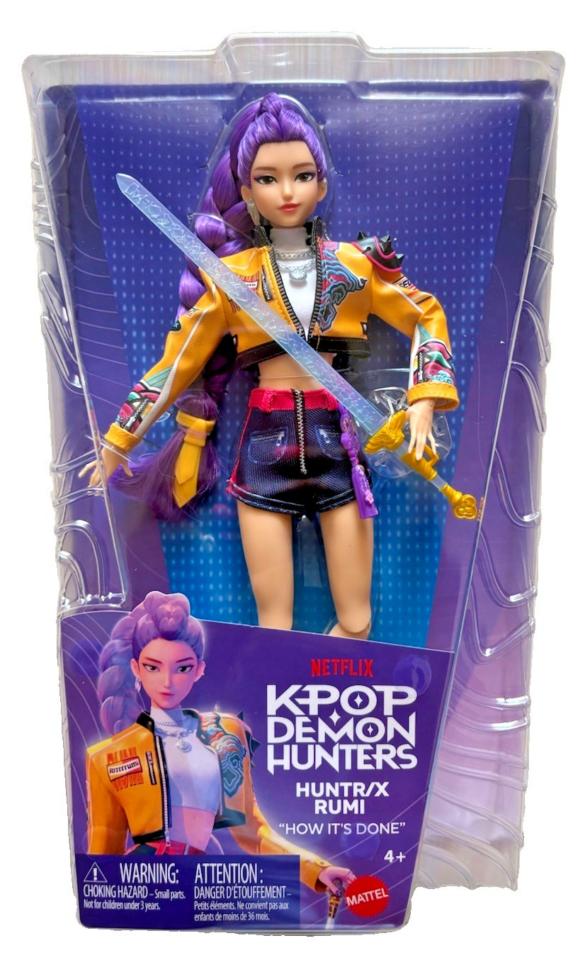 Kpop Demon Hunters HUNTR/X Rumi “How It’s Done” Fashion Doll NEW JRN35