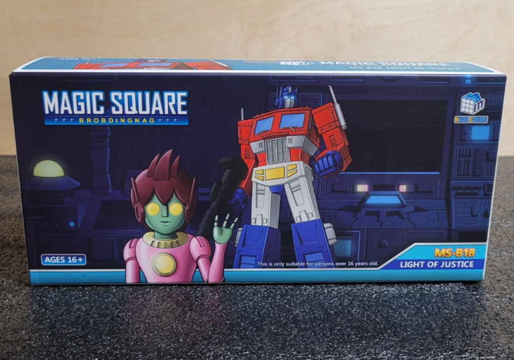 Magic Square MS-B18 Light of Justice figure – 2025 clear window version
