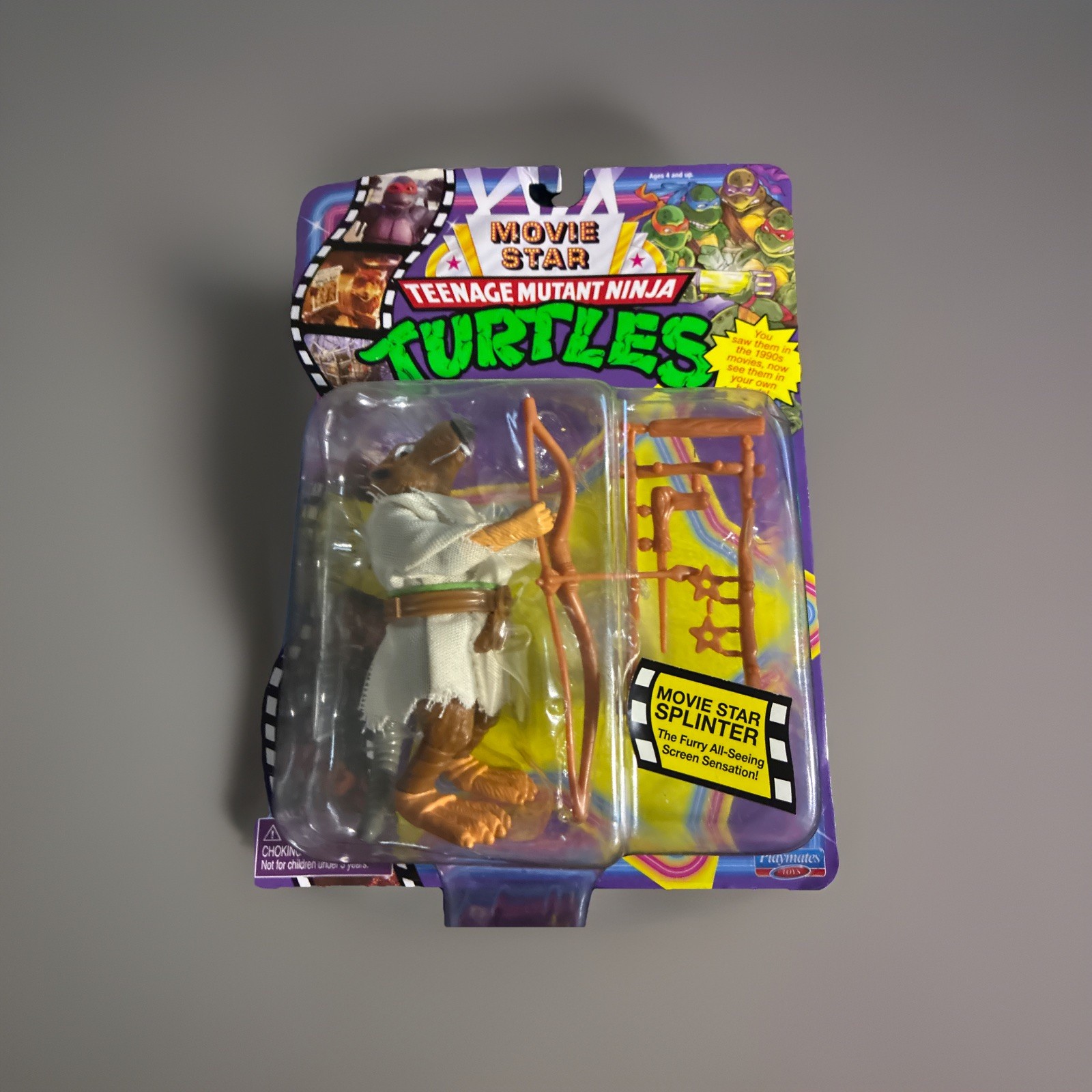 Teenage Mutant Ninja Turtles Movie Star Splinter Action Figure 2024 Playmates