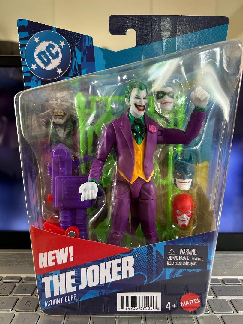 MATTLE 6 1/2 INCHES TALL DC THE JOKER PREMIERE WAVE 1 ACTION FIGURE