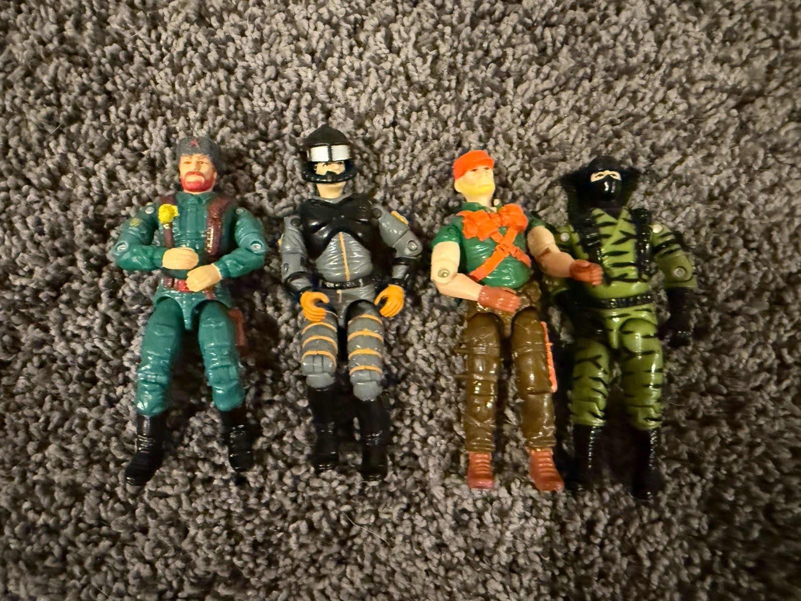 Vintage GI Joe Action Figures ARAH 3.75″ Lot Of 4 #3
