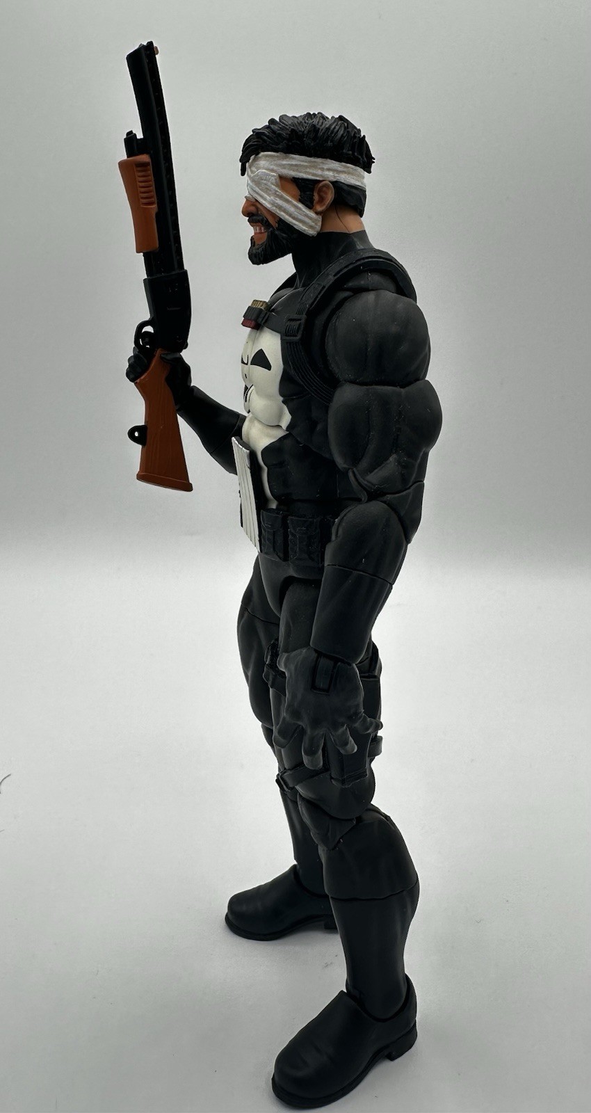 Custom Punisher Bandaged Head for 6in 1:12 Fits Marvel Legends Frank Castle