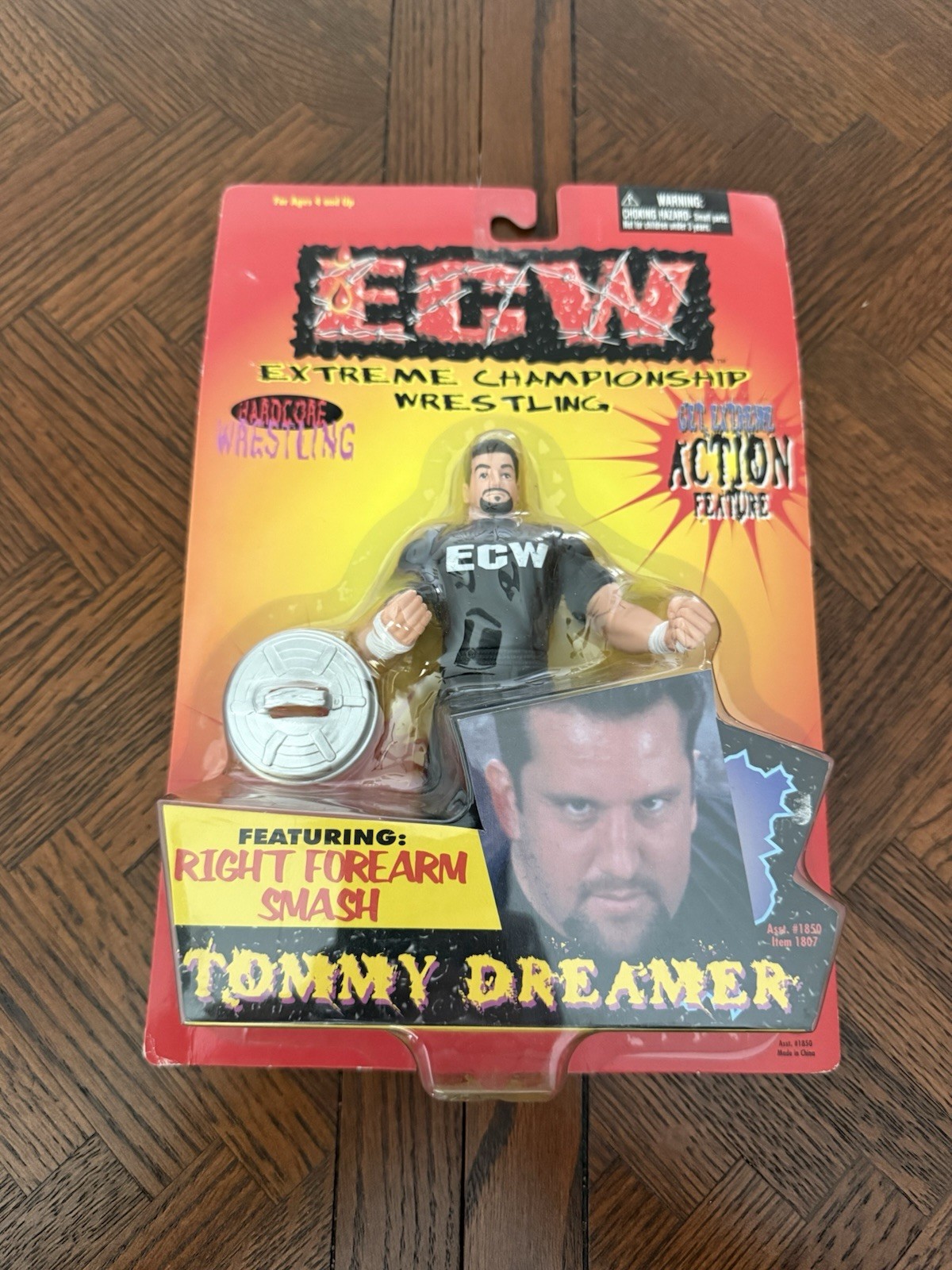 WWF ECW Vintage OSFTM 1999 Tommy Dreamer Black Variant Wrestling Figure