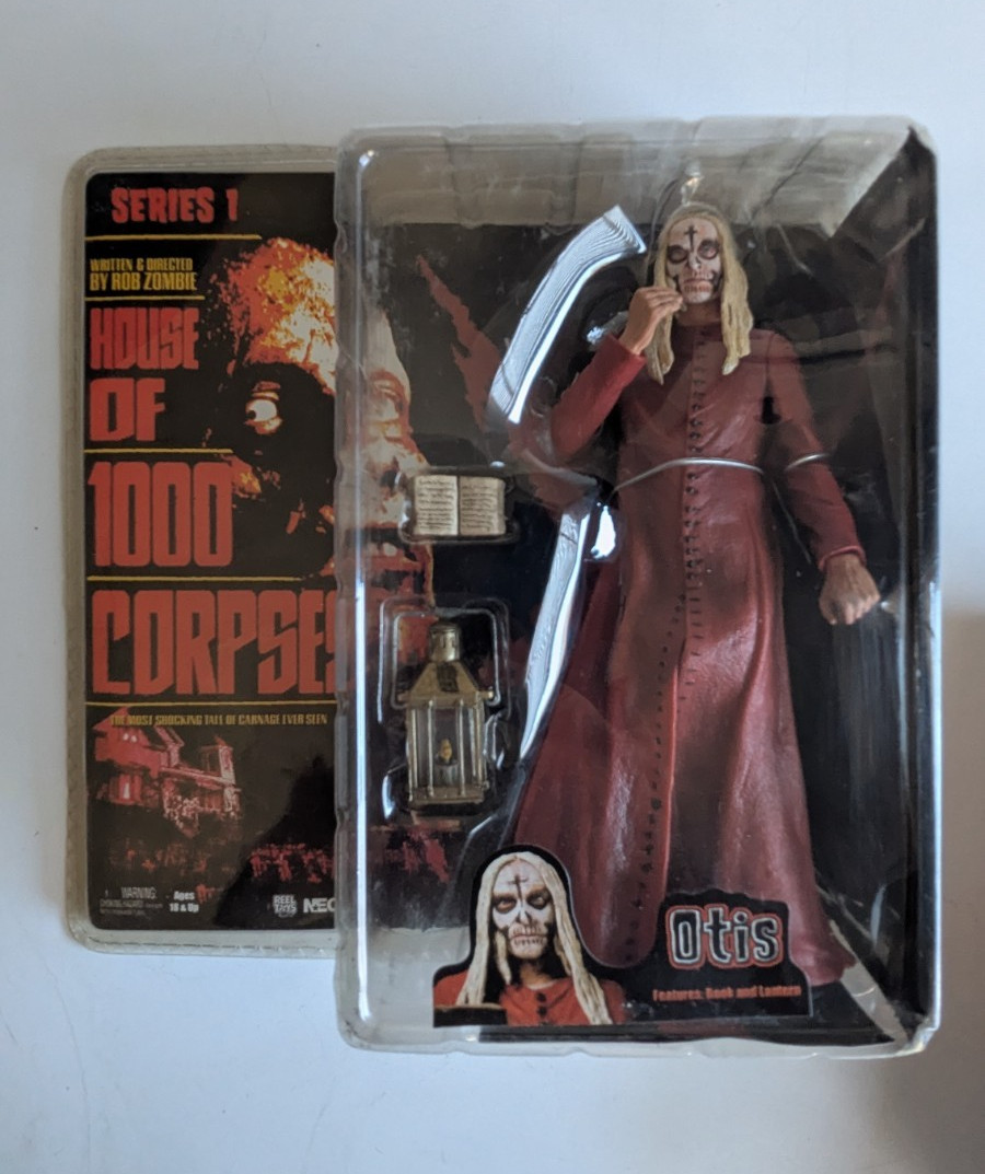 NECA House of 1000 Corpses Series 1 Otis Action Figure w/ Lantern Boxed
