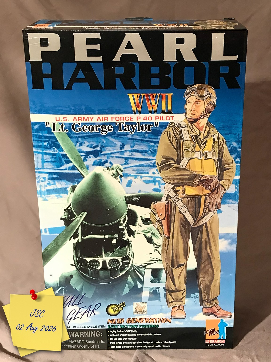 Dragon DML 70093 US P40 Pilot “George”, Pearl Harbor 1941 1:6 2001 MIB New