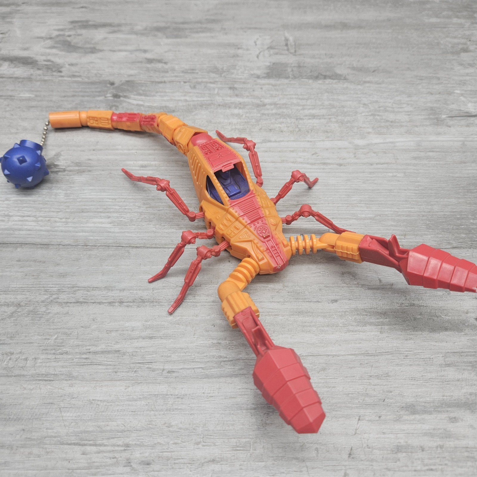 1979 Megabug Gladiator Scorpion Kenner With Tail & Ball Rare