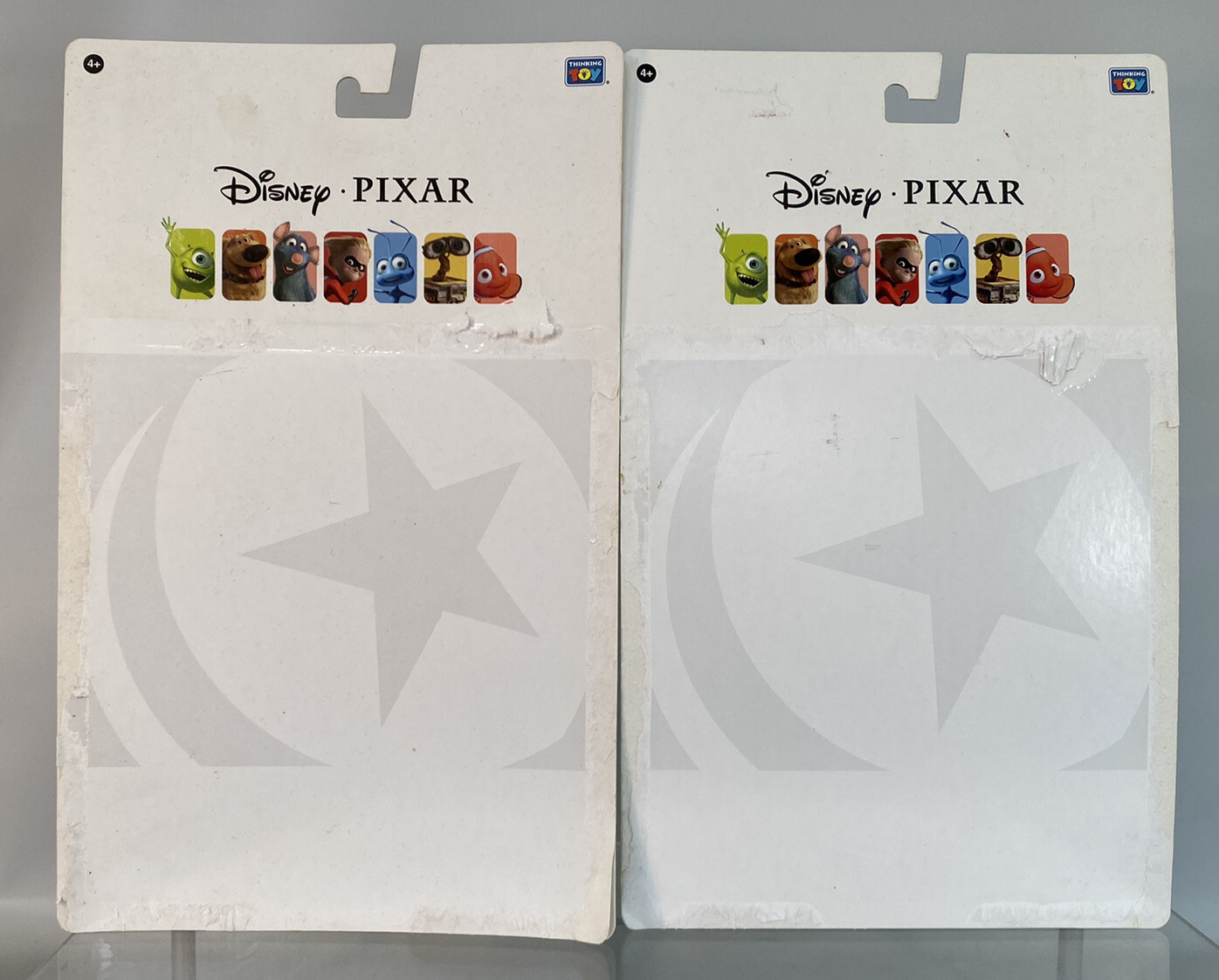 Disney Thinkway Cube Stack Wall-E Search N Protect EVE 6” Figure Cardbacks ONLY
