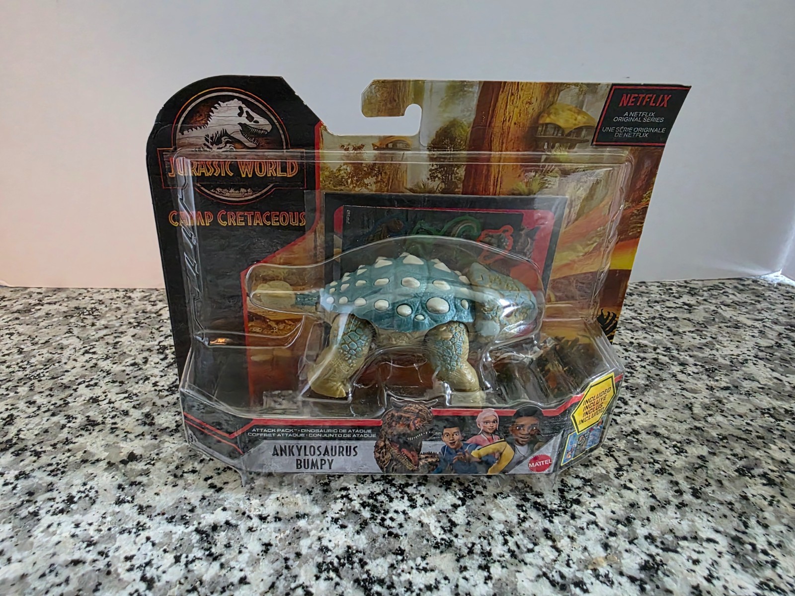 Ankylosaurus Bumpy Camp Cretaceous JURASSIC WORLD Mattel Park MIB NEW