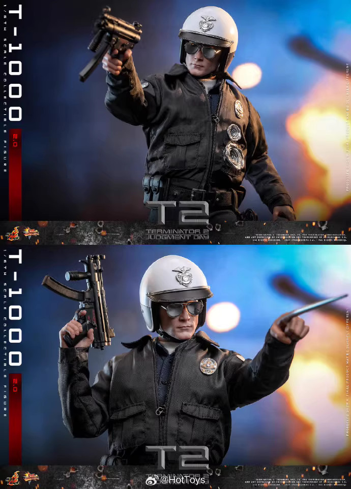 New Hot Toys MMS774 Terminator 2 Judgment Day T1000 Robert Patrick 2.0 in stock