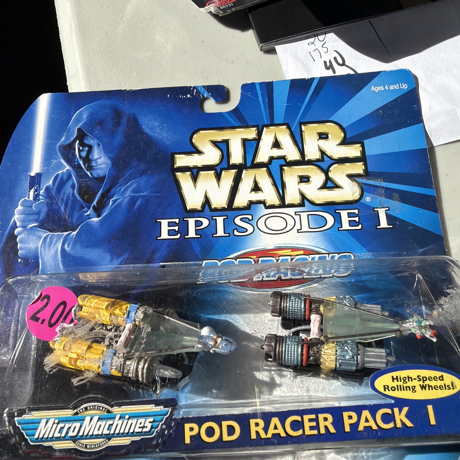 Star Wars Micro Machines Episode 1 Podracer Pack I Miniature Toy Vehicle