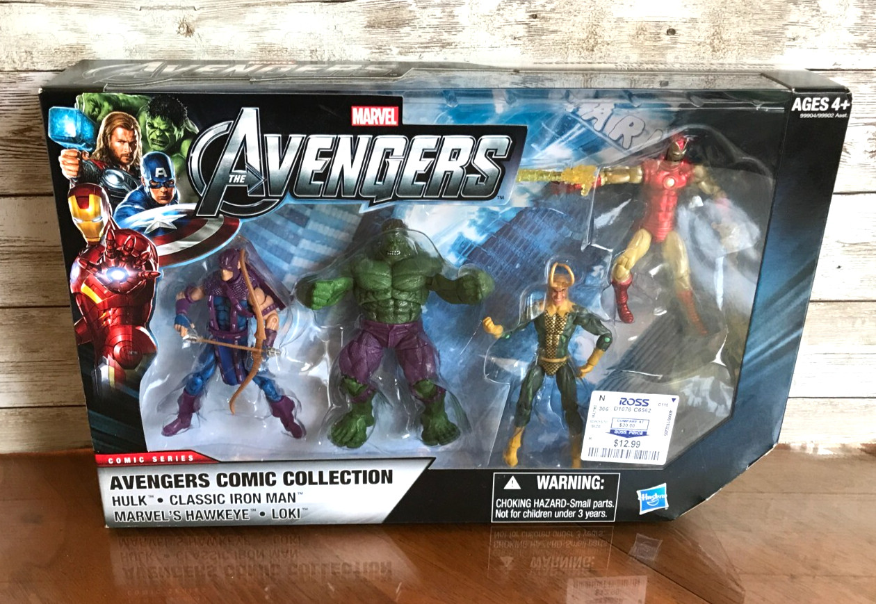 Marvel The Avengers Comic Collection Hulk Iron Man Hawkeye Loki Avengers 2011
