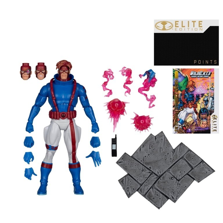 McFarlane Elite Spartan WildC.A.T.S. 7″ Image Comics Founders Jim Lee August 🔥
