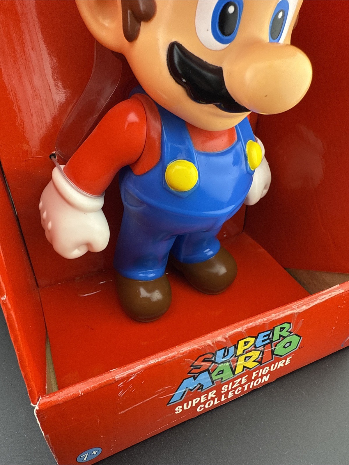 Super Mario 9 Inch Vinyl Super-Size Figure Mario Bros. Brand Series 1 Sealed New