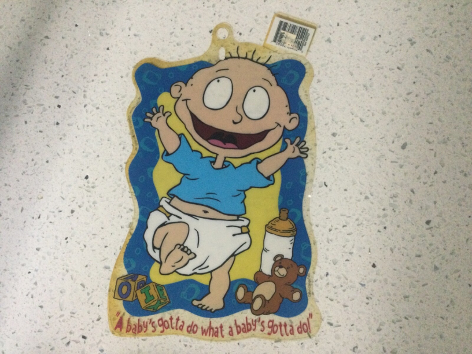 (3) Spike * Chuckie * Tommy * 3 Rugrats Window Clings/Suction Cups * 1997 Viacom
