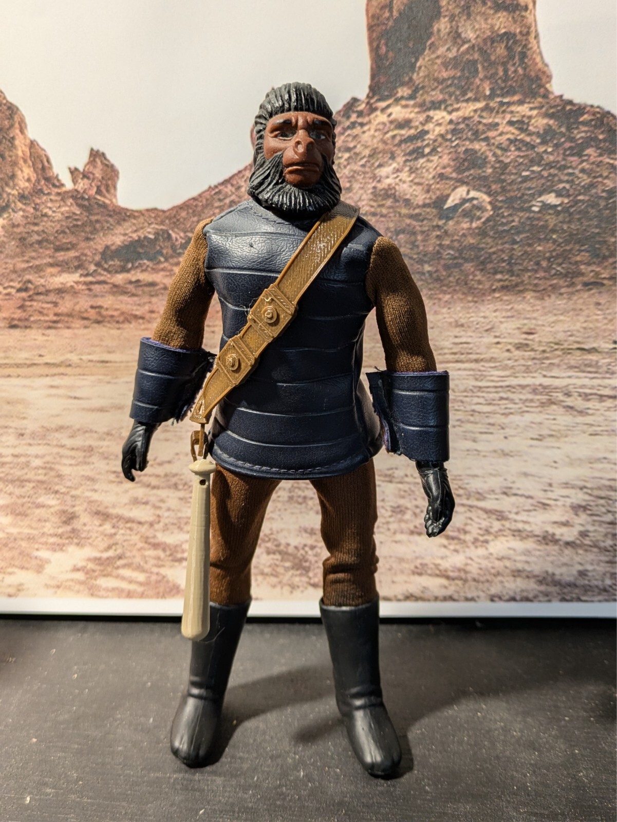Planet of the Apes – Set of (3) Bandoliers and Clubs – 1:9 8″ Mego/Neca Scale