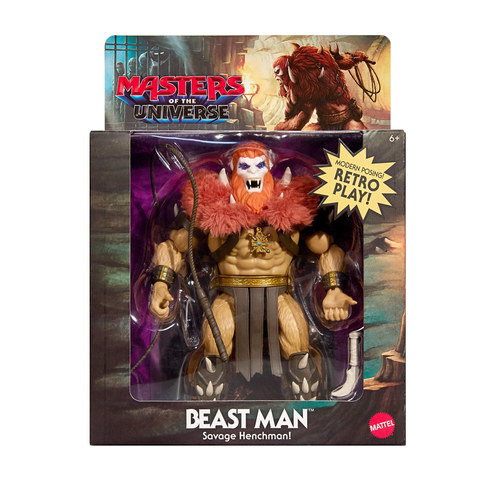 Masters of the Universe 2026 Movie Origins Deluxe BEAST MAN Action Figure MOTU