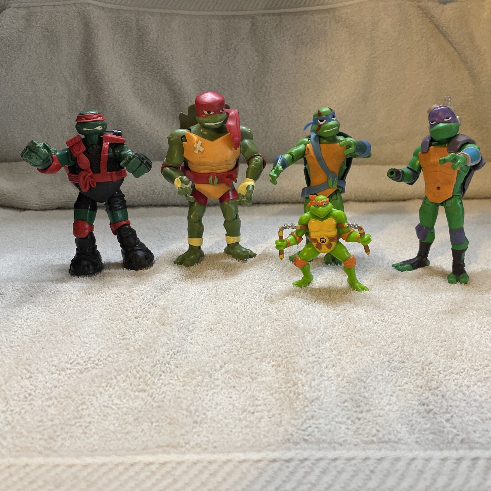 Lot of Varies Years TMNT Viacom Playmate Figures!