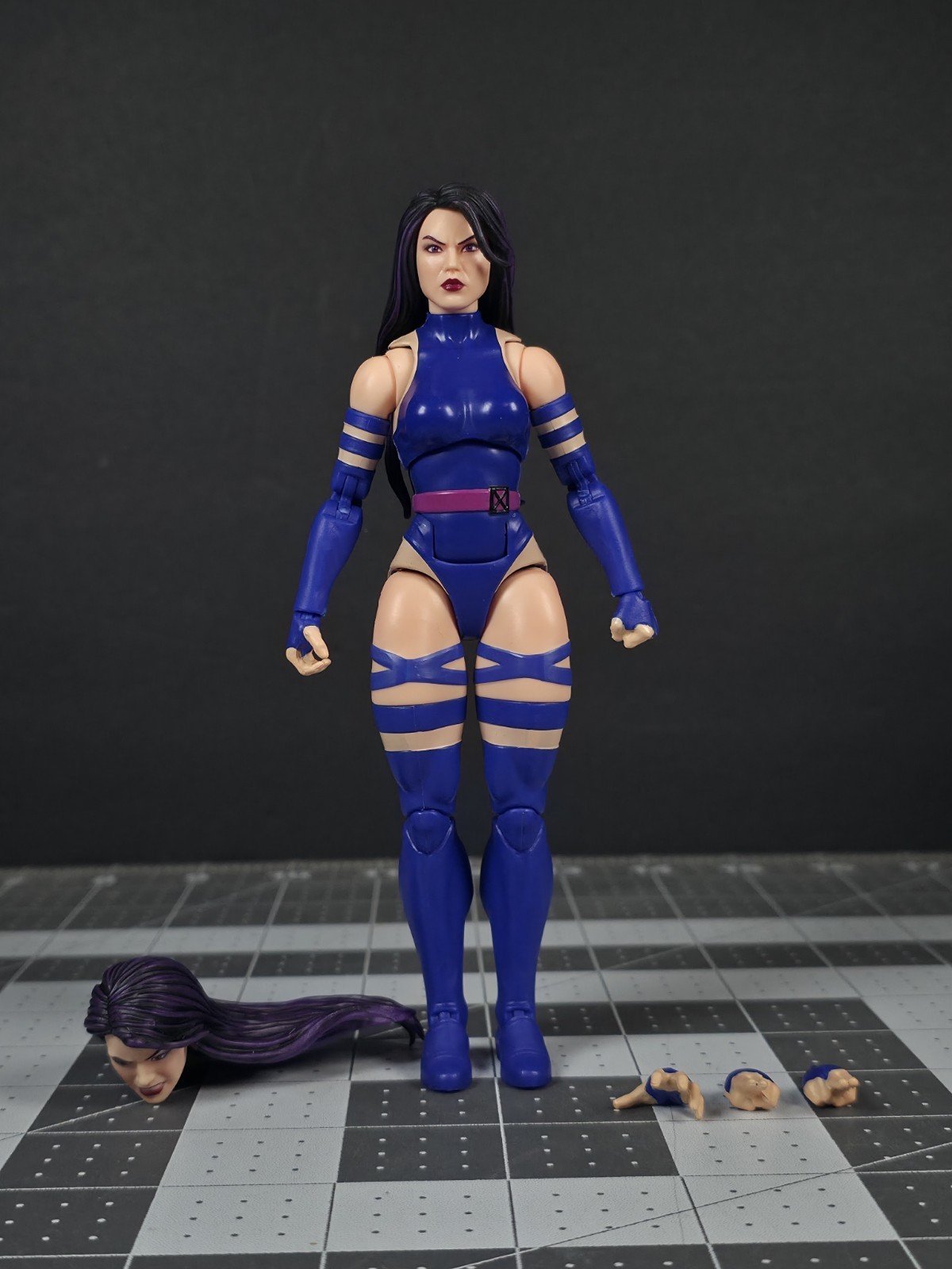 Marvel Legends GAMERVERSE PSYLOCKE (No Effects) Leg MOD (READ DESC)