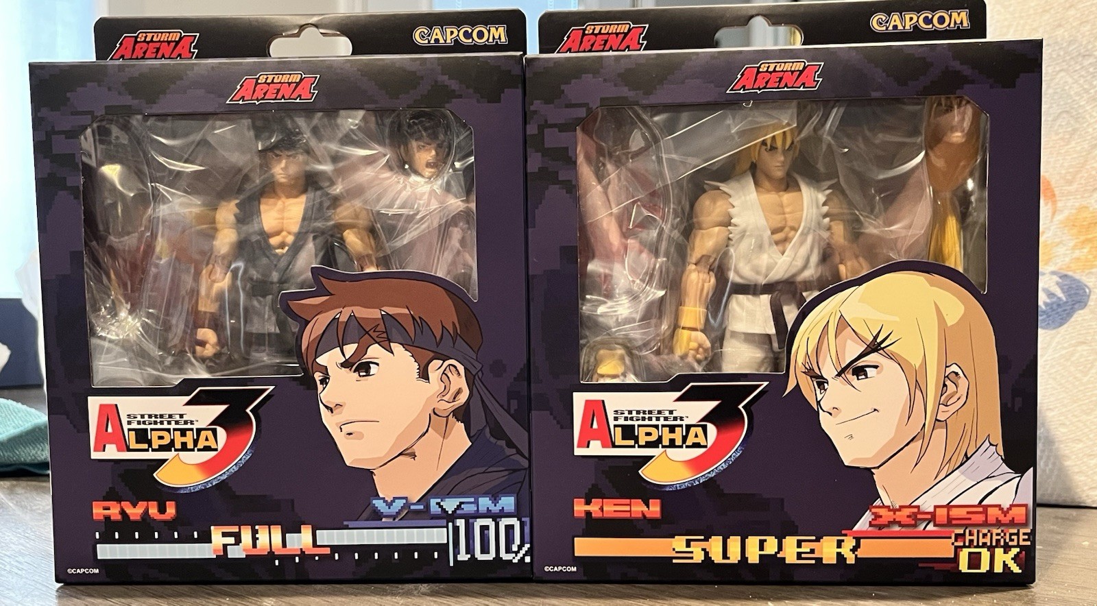 Street Fighter 3 Zero Alpha Storm Arena Ryu and Ken Alternate Suit
