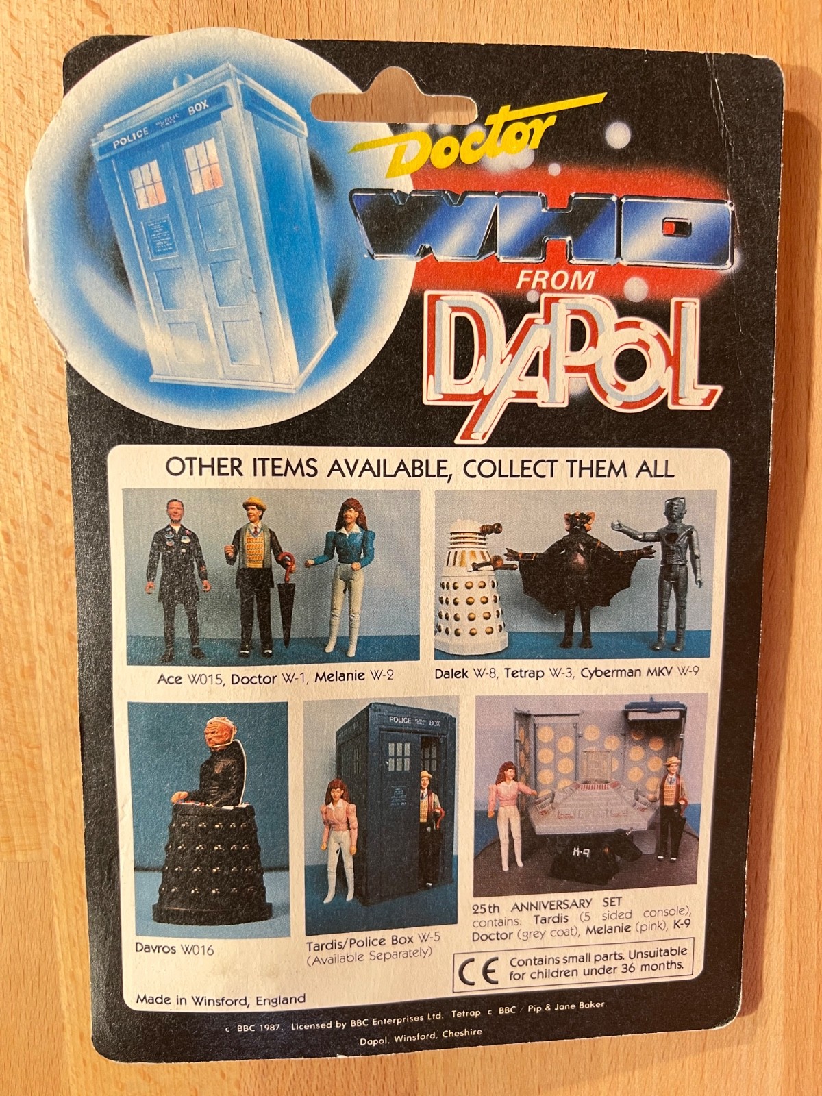 1987 Dapol Doctor Who LOT of 7 Davros Dalek Ice Warrior Tetrap Mel Cyberman MKV