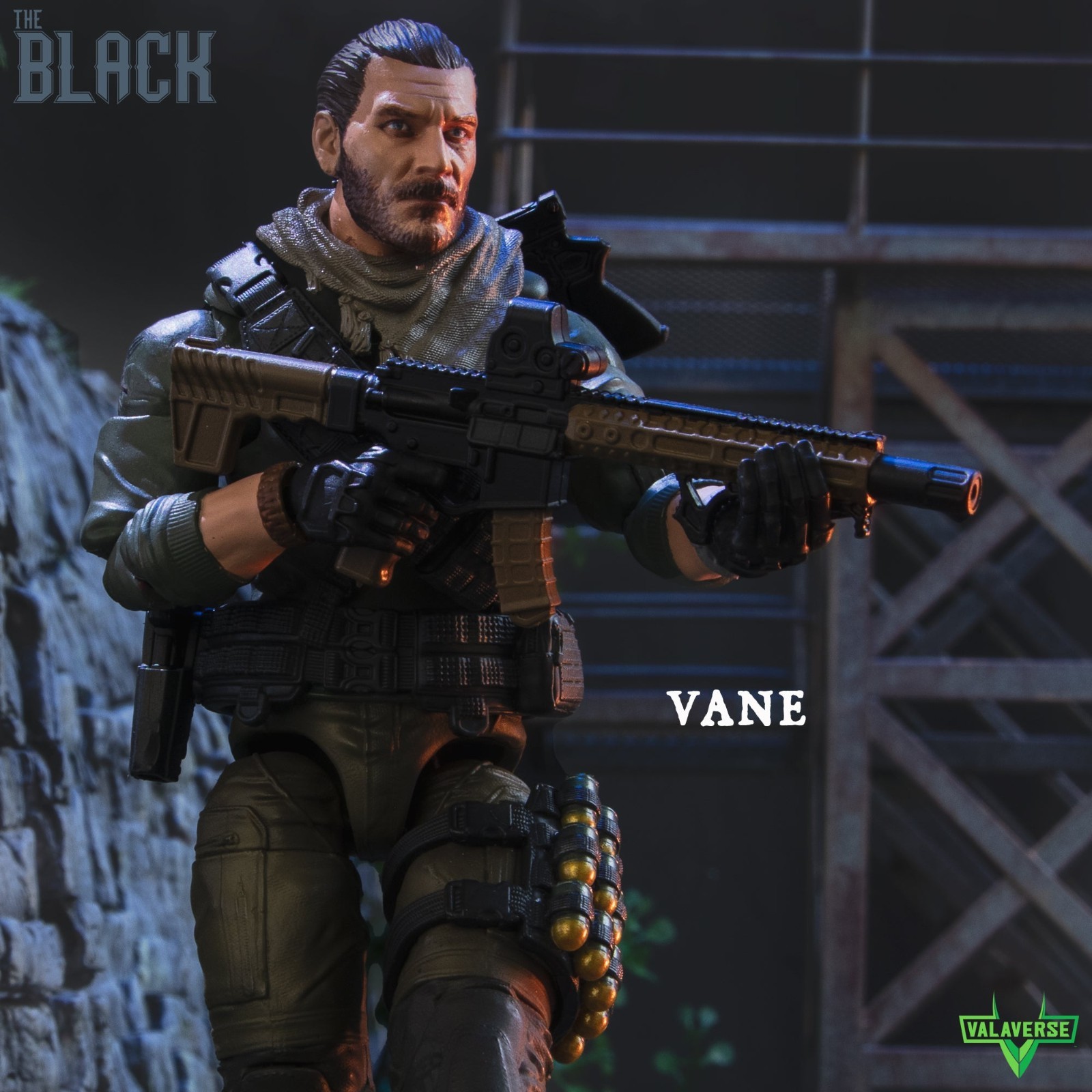 Valaverse The Black Action Force Vane 6″ Action Figure