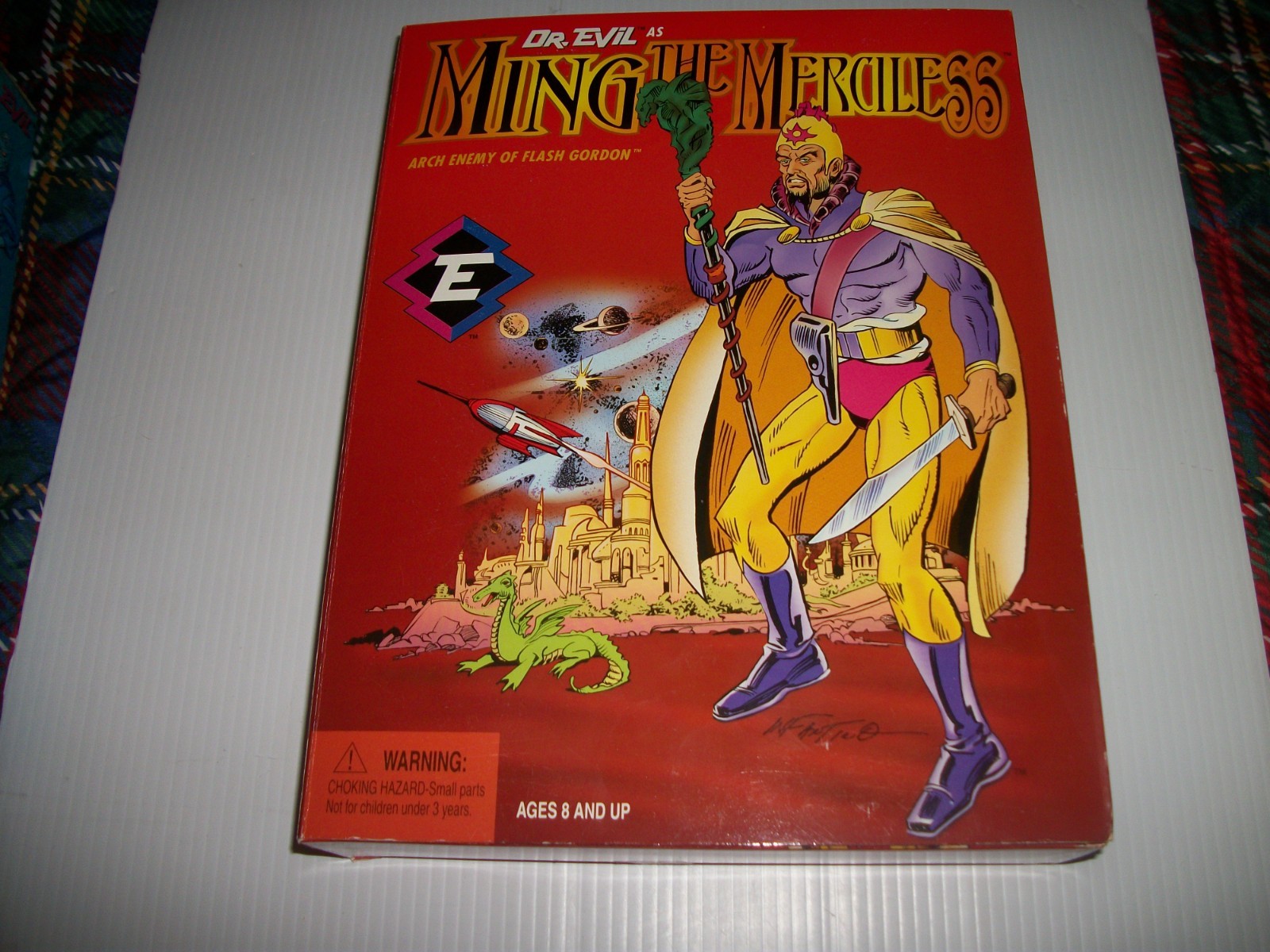Dr. Evil as Ming the Merciless by Playing Mantis Captain Action MIB NEW!