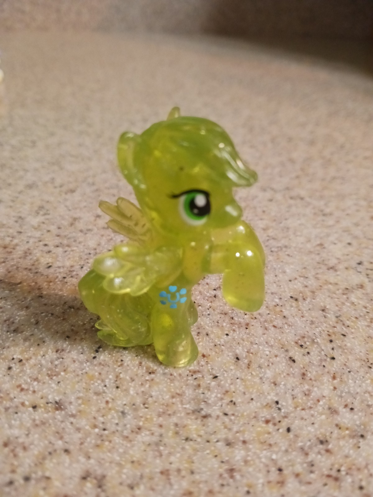 My Little Pony Transparent Glitter Lucky Figure Cake Topper 2″