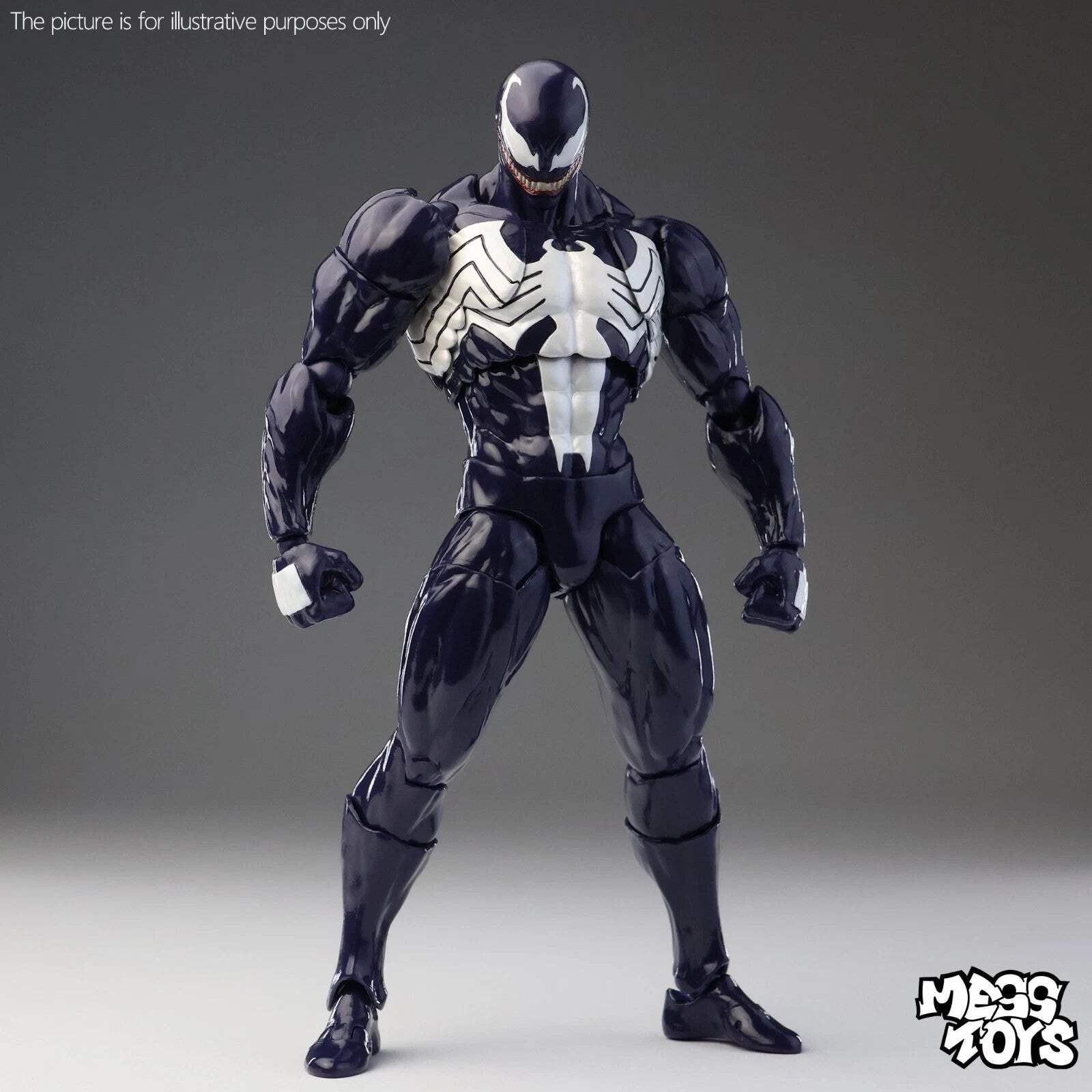 Mess Toy Venom Action Figure Marvel Symbiote Action Figure Collectible