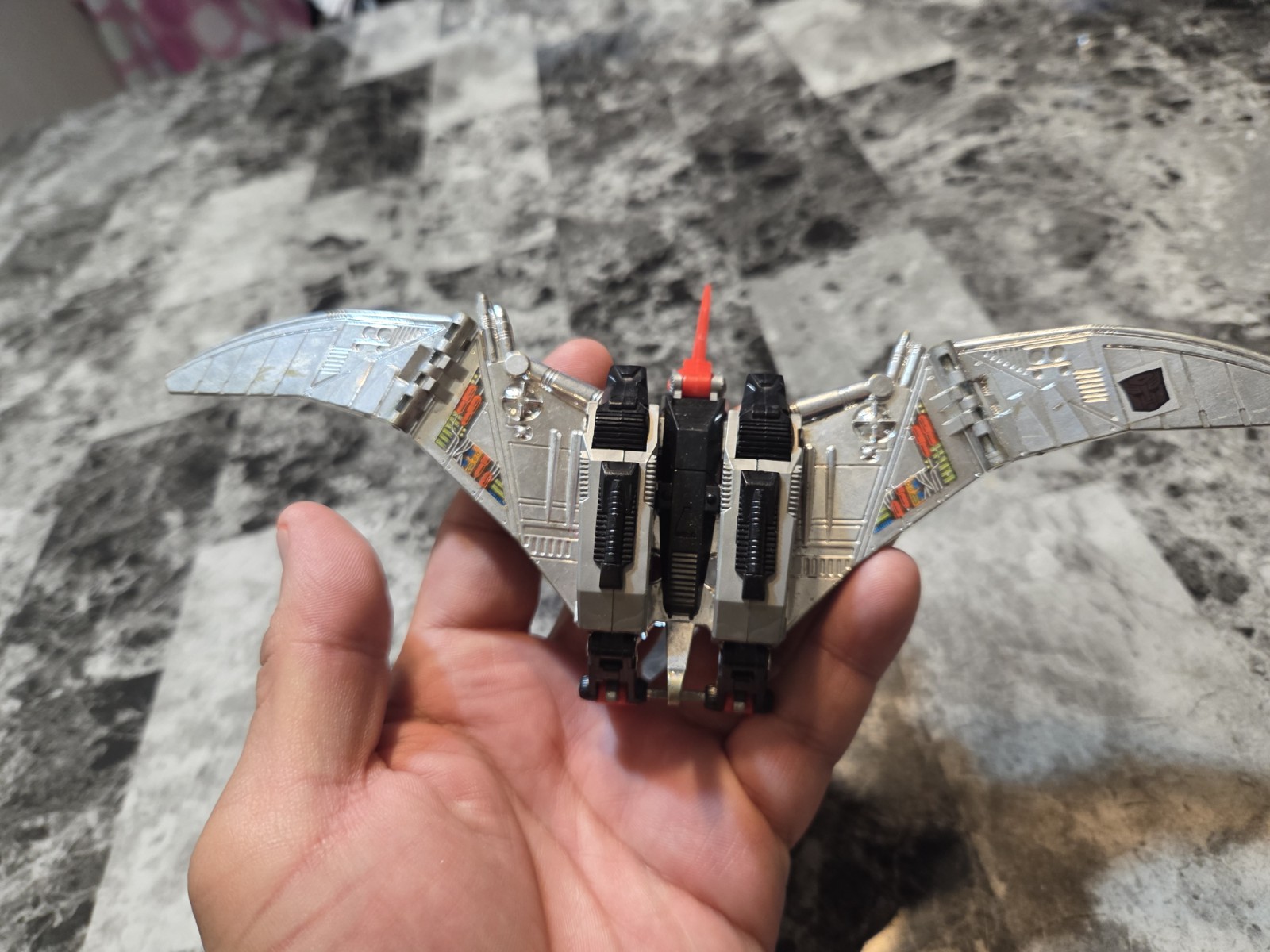 1980s G1 Transformers 3 Figures/parts. Swoop- Mix MASTER- RAMJET