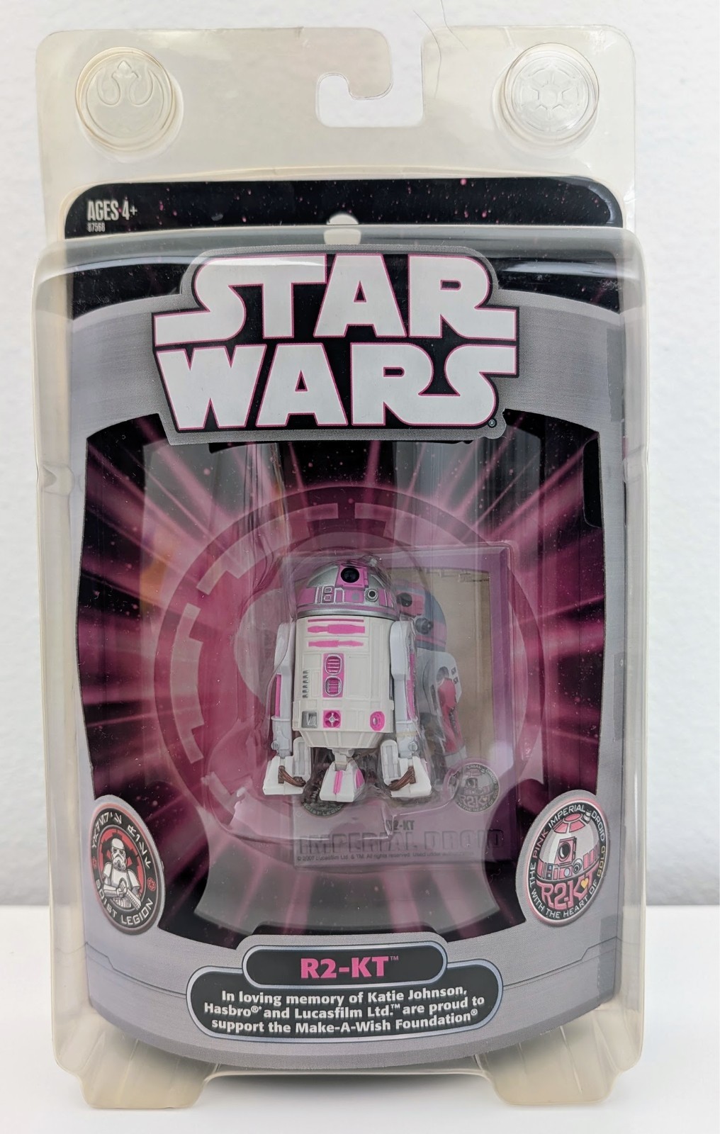 Star Wars SDCC 2007 Make A Wish Foundation – R2-KT Droid – NEW