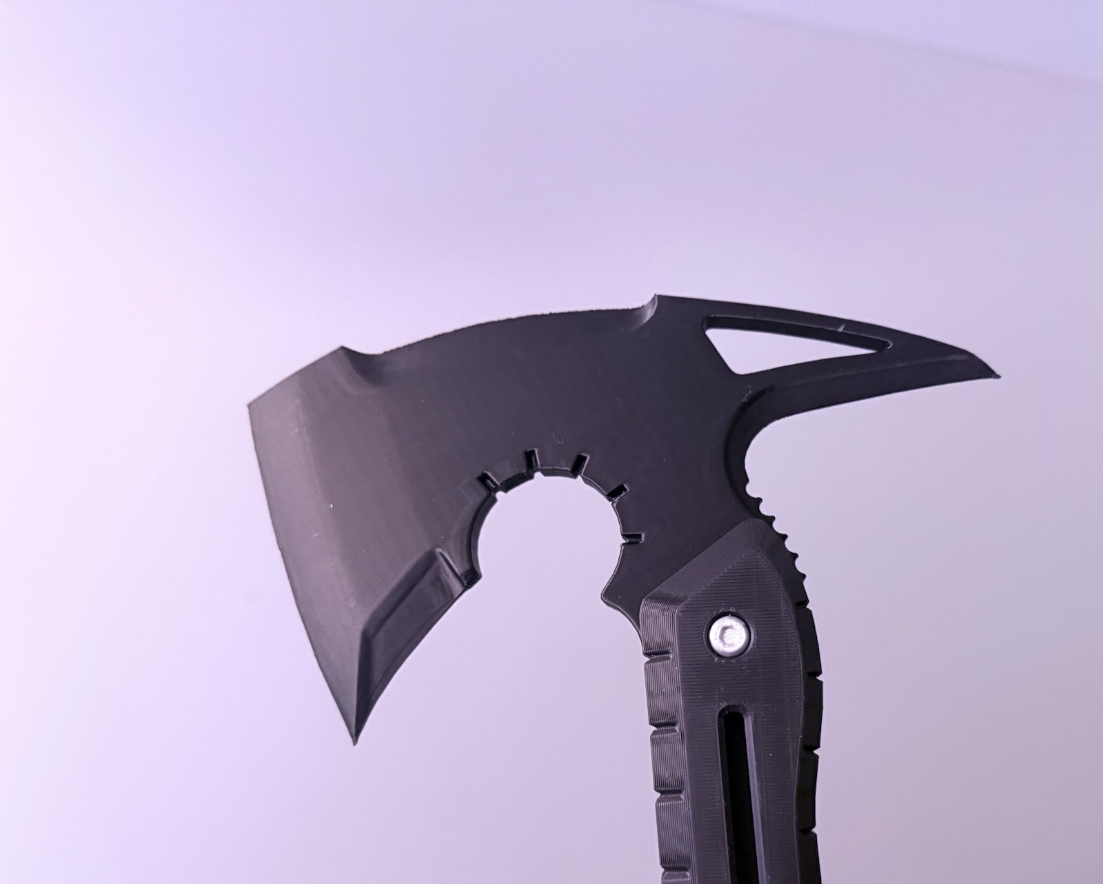 Resident Evil: Requiem Leon S. Kennedy Tomahawk Hatchet Axe Cosplay – Black